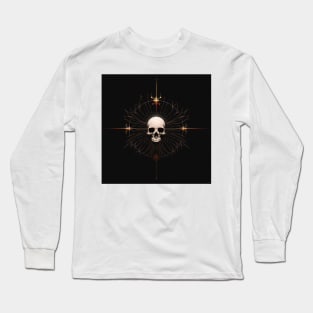 Minimalistic Geometric Illustration Long Sleeve T-Shirt